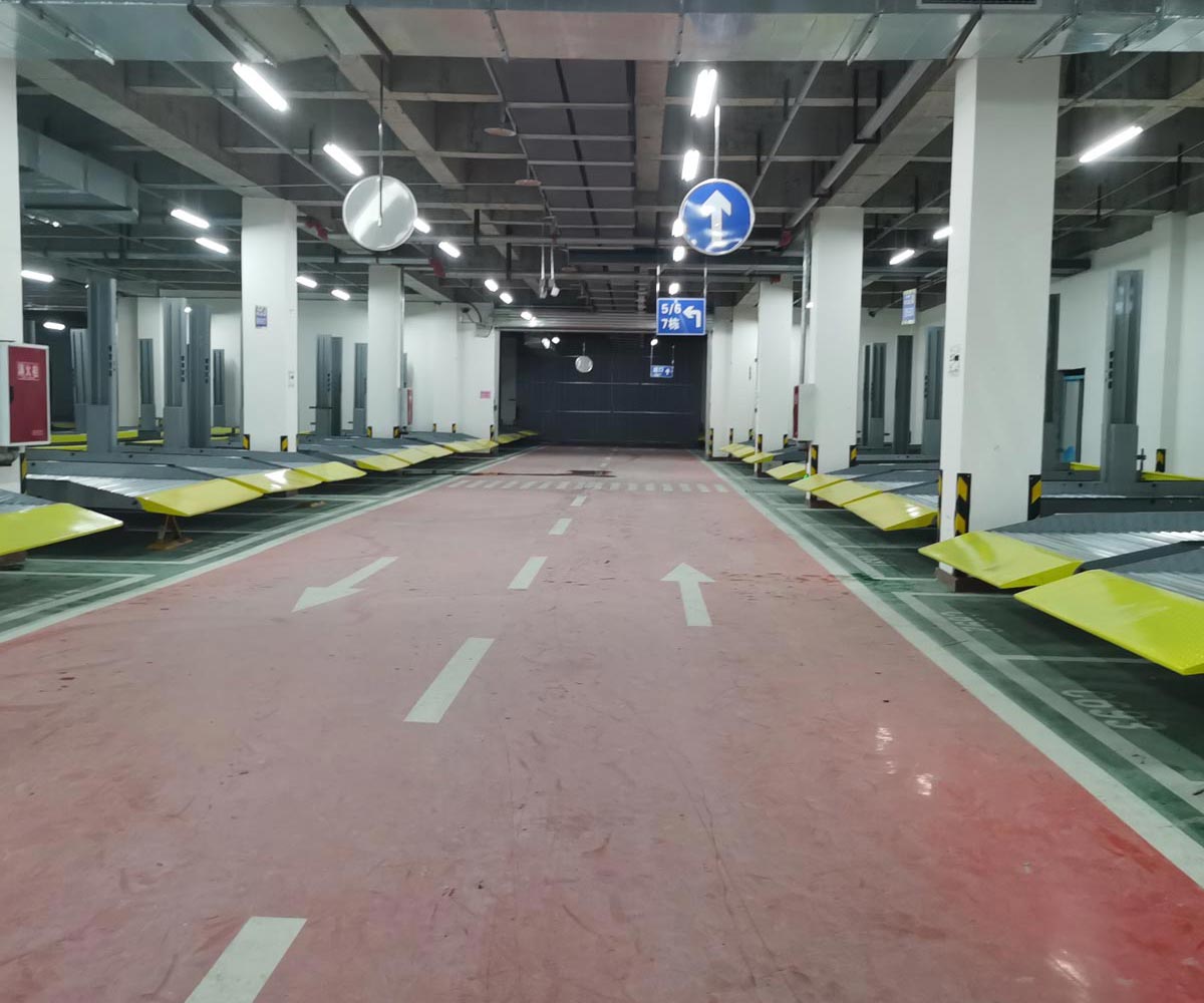 兩層升降橫移停車庫安裝 兩層升降橫移停車庫安裝